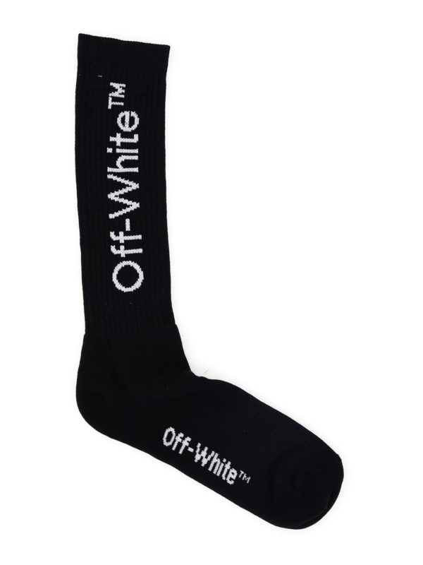 OFF-WHITE: 靴下 online - ソックス - 黒