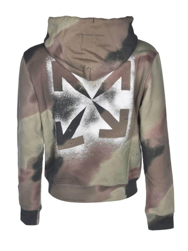 OFF-WHITE: Sudaderas y suéteres online - Sudadera - Verde