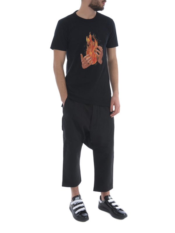 OFF-WHITE: T-shirts online - T-Shirt - Schwarz