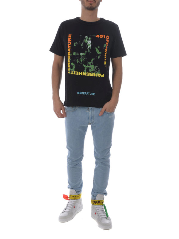 OFF-WHITE: t-shirts online - Gradient Caravaggio slim T-shirt