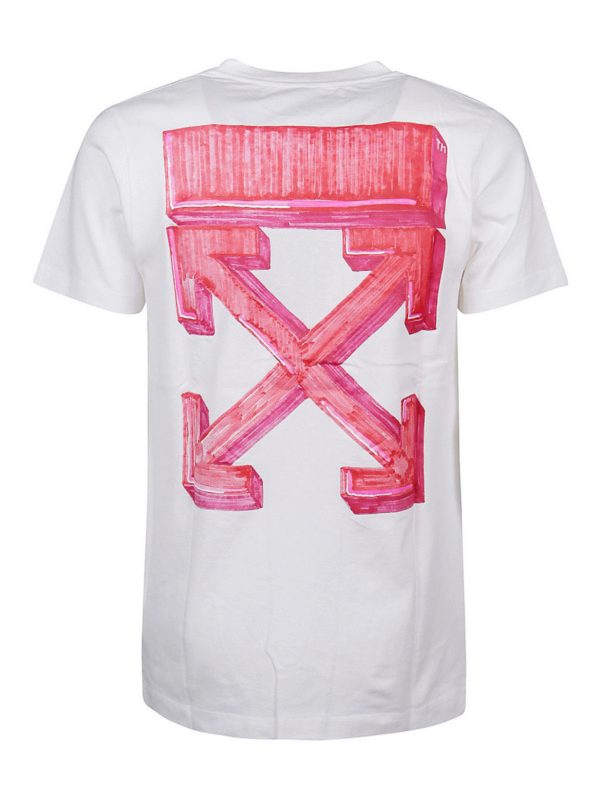 OFF-WHITE: T-shirts online - T-Shirt - Weiß