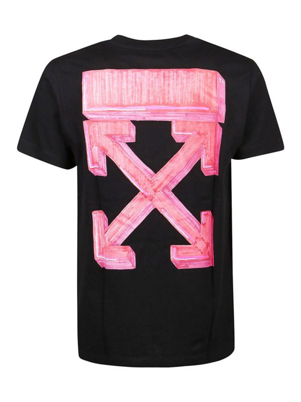 Off-White Marker T-shirt - Black - Men|OMAA027E20JER0051025