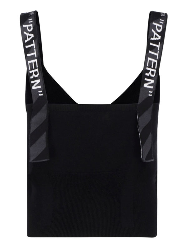 OFF-WHITE: Tops & Tank tops online - Diagonal pattern tank top