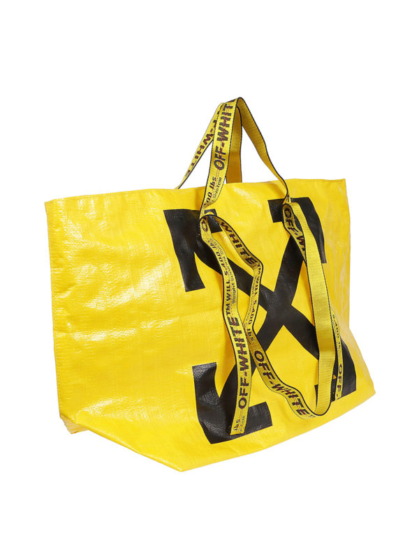 OFF-WHITE: Handtaschen online - Shopper - Gelb