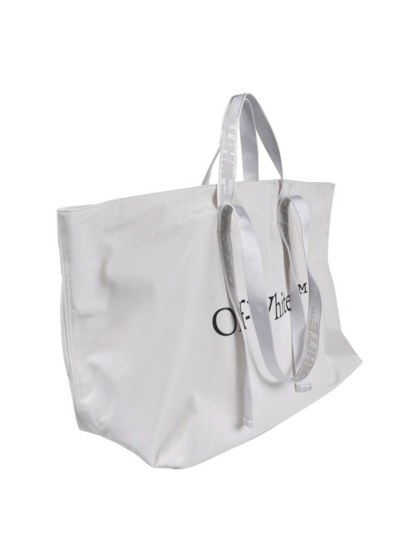 OFF-WHITE: Handtaschen online - Shopper - Weiß