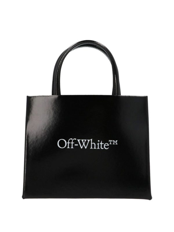 LOGO MINI BOX BAG in black