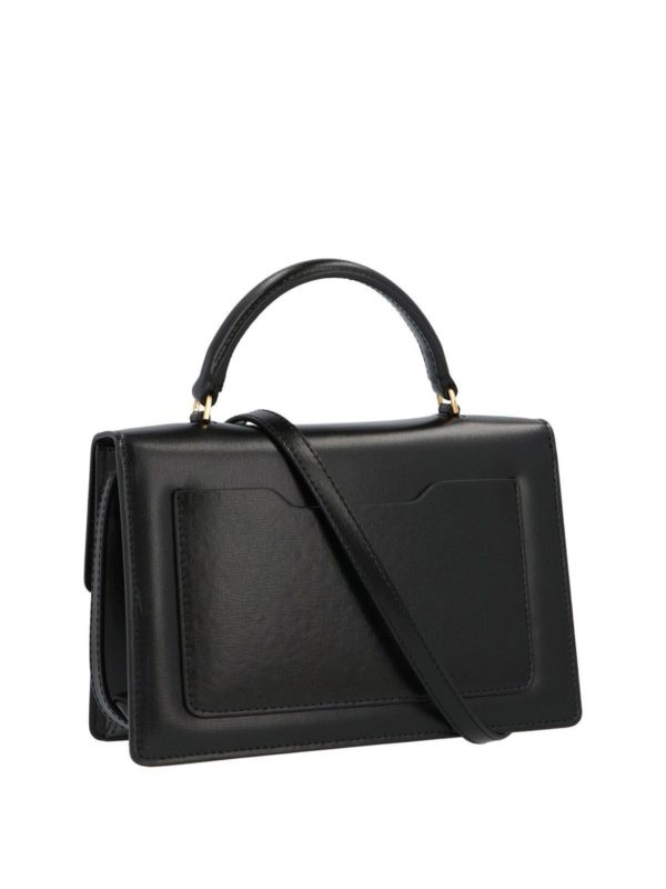 Off-White Twist Jitney 1.4 handbag in black|OWNA092R21LEA0031000