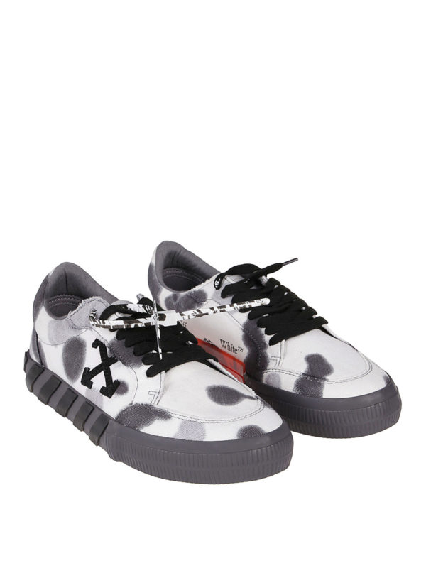 OFF-WHITE: trainers online - Low Vulcanized tie dye cotton sneakers