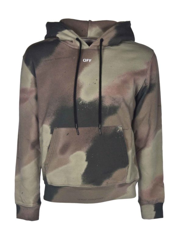 OFF-WHITE: Sudaderas y suéteres - Sudadera - Verde