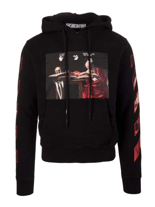 OFF-WHITE: スウェット＆セーター - スウェットシャツ/セーター - Caravaggio