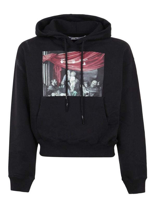 OFF-WHITE: Sudaderas y suéteres - Sudadera - Negro