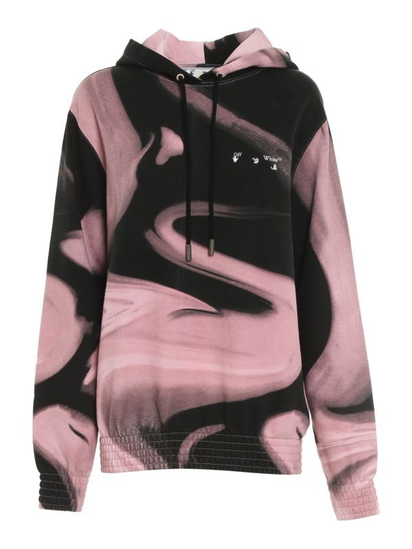 OFF-WHITE: スウェット＆セーター - スウェットシャツ/セーター - Liquid Melt