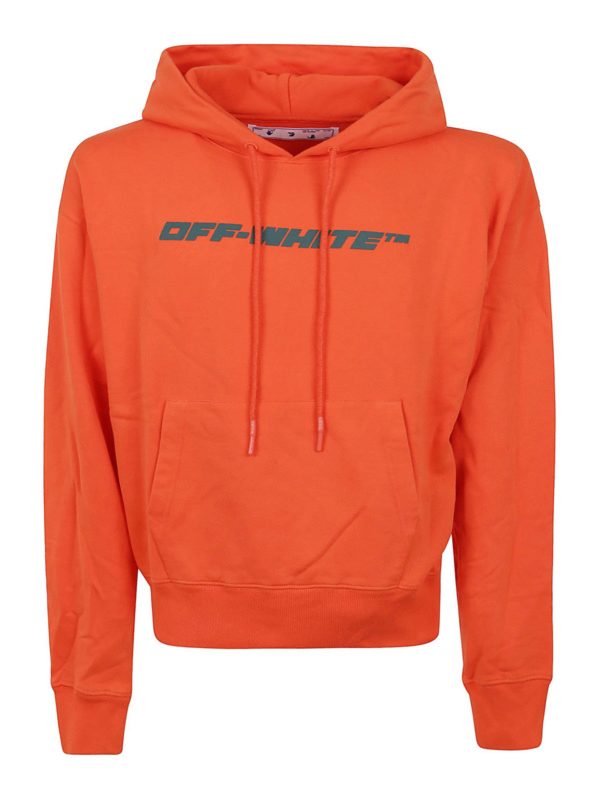 OFF-WHITE: Sweatshirts und Pullover - Sweatshirt - Orange
