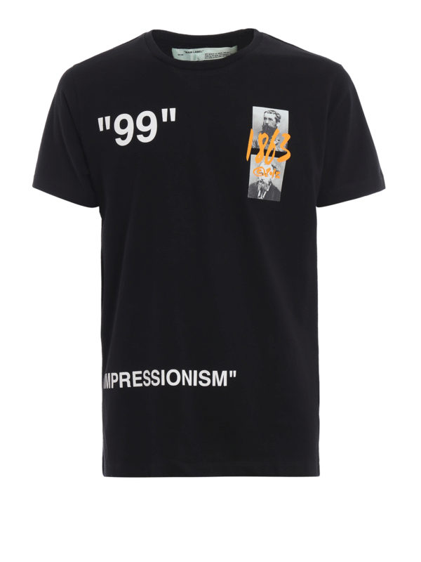 OFF-WHITE: T-shirts - T-Shirt - Impressionism