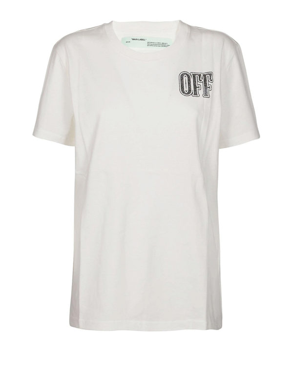 OFF-WHITE: T-shirts - T-Shirt - Main Label