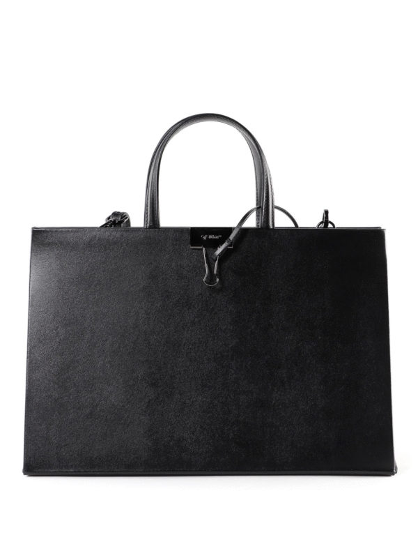 OFF-WHITE: Handtaschen - Shopper - Schwarz