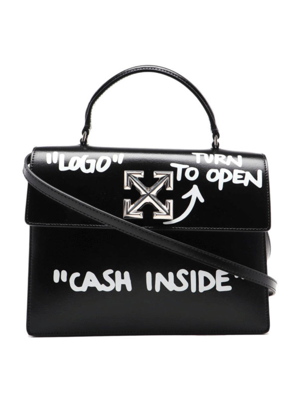 OFF-WHITE: Handtaschen - Shopper - Schwarz