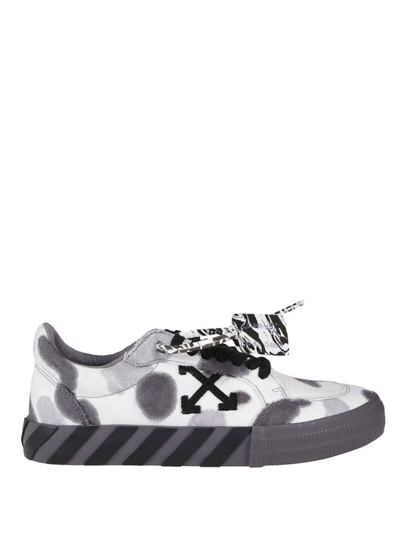 OFF-WHITE: trainers - Low Vulcanized tie dye cotton sneakers