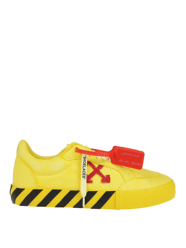 OFF-WHITE: Chaussures de sport - Baskets - Low Vulcanized