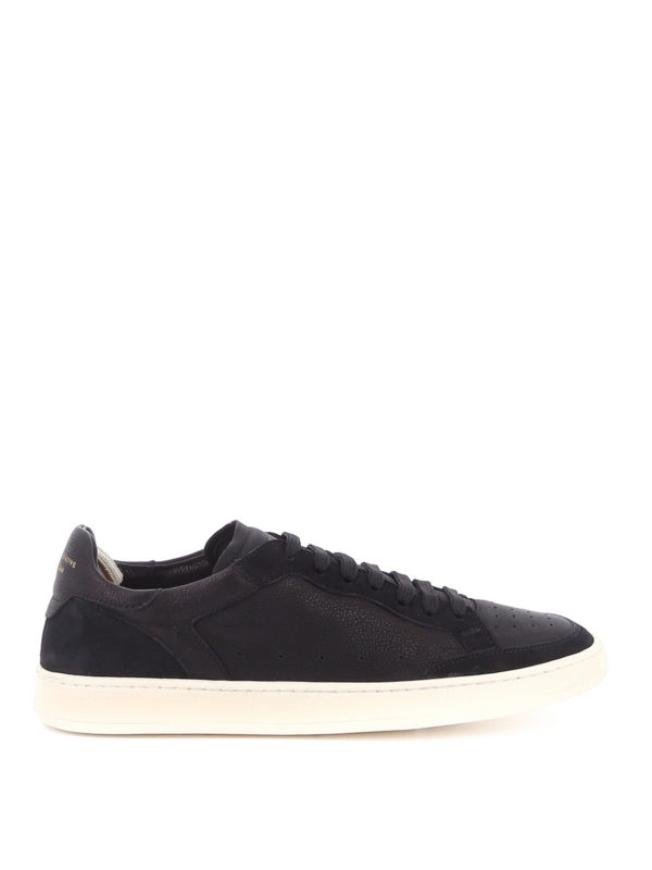 OFFICINE CREATIVE: trainers - Kareem/002 black sneakers