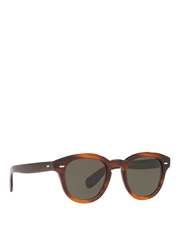 OLIVER PEOPLES: Sonnenbrillen - Sonnenbrille - Braun