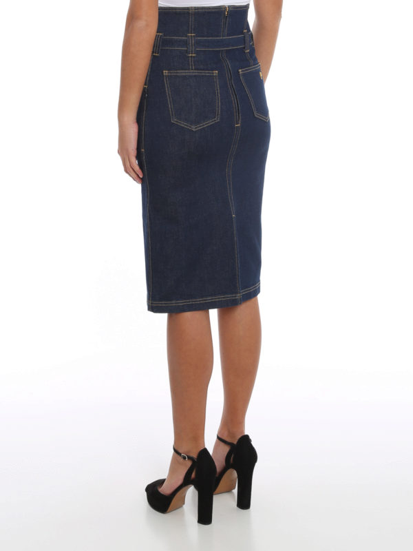 Olivia denim skirt shop online: Philosophy di Lorenzo Serafini