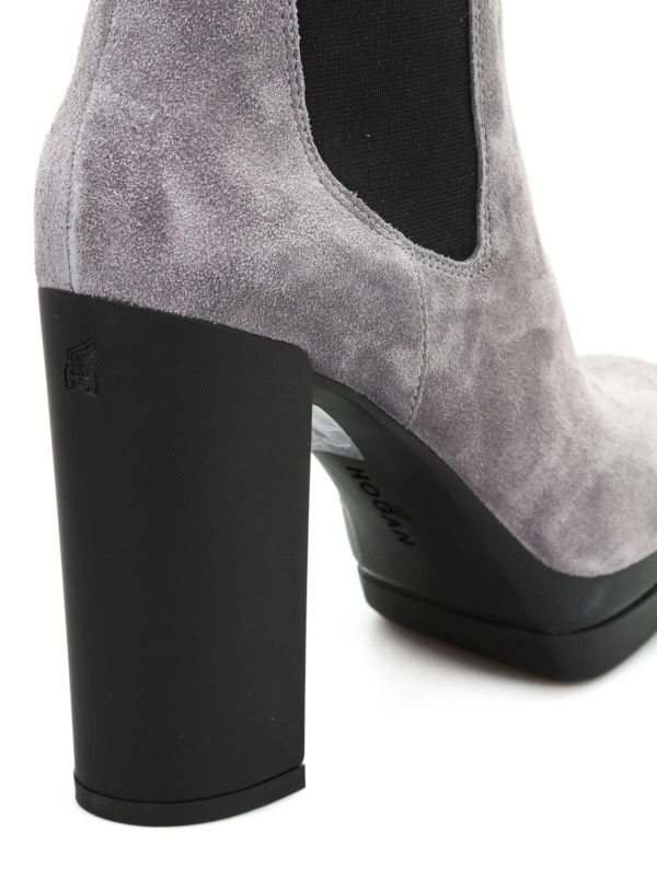 Opty suede ankle boots shop online: HOGAN