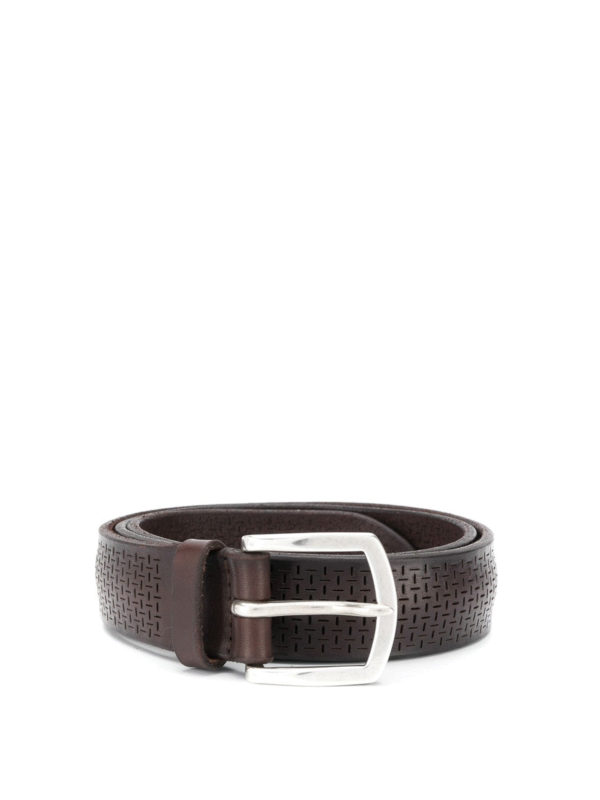 ORCIANI: belts - Leather belt