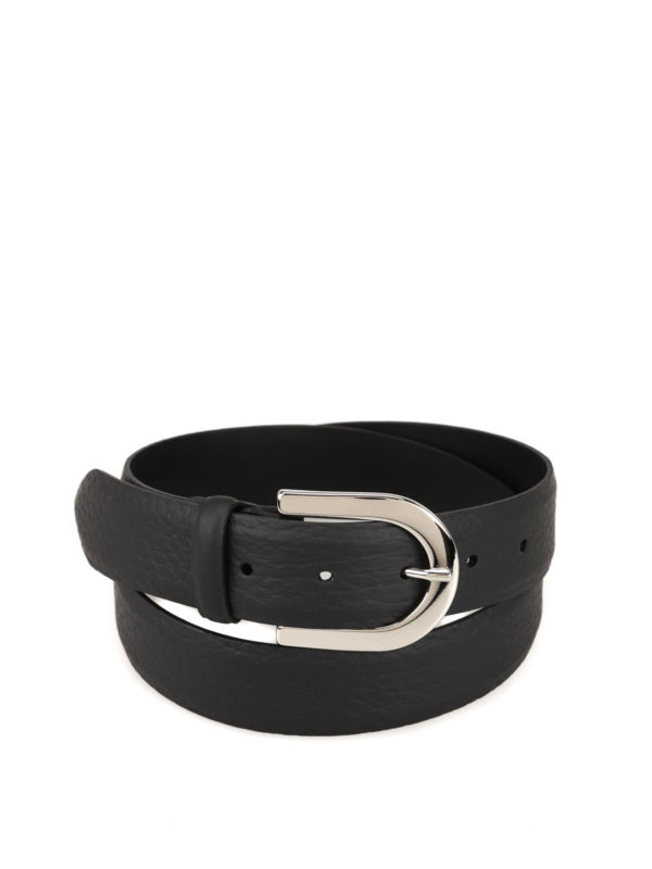 ベルト ORCIANI Woman Belt Black D10383SOF NER Orciani Leather Soft black belt - Black - Women | D09883SOFTNERO