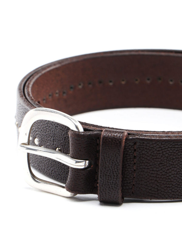 ORCIANI: cinture online - Cintura Frog con micro borchie