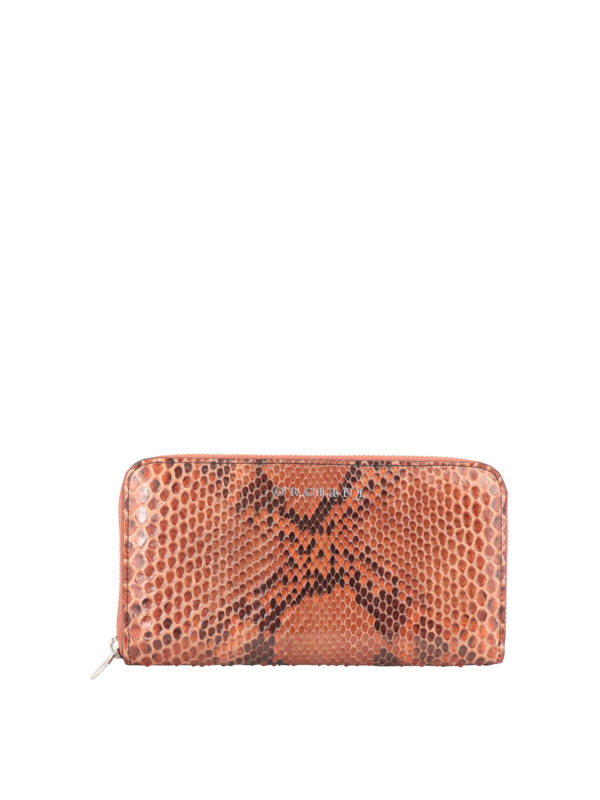 ORCIANI: wallets & purses - Diamond python print wallet