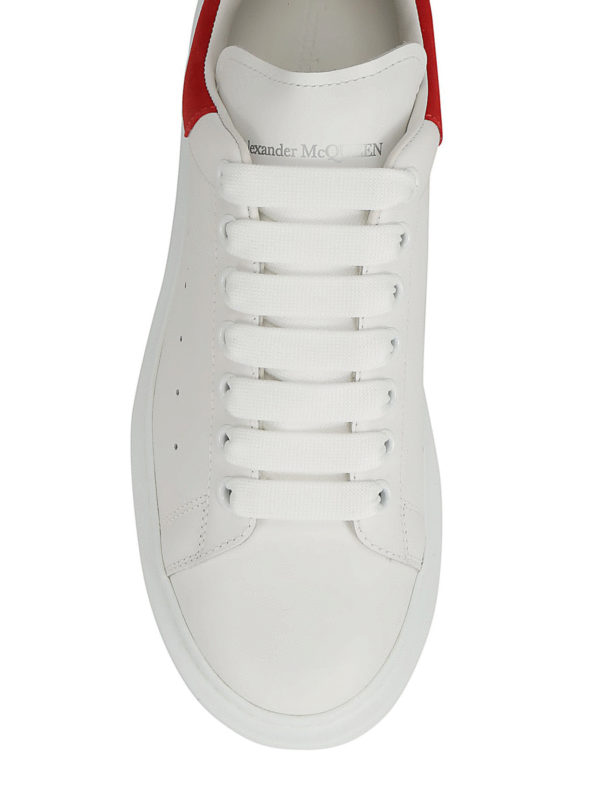 Oversize leather sneakers shop online: ALEXANDER MCQUEEN