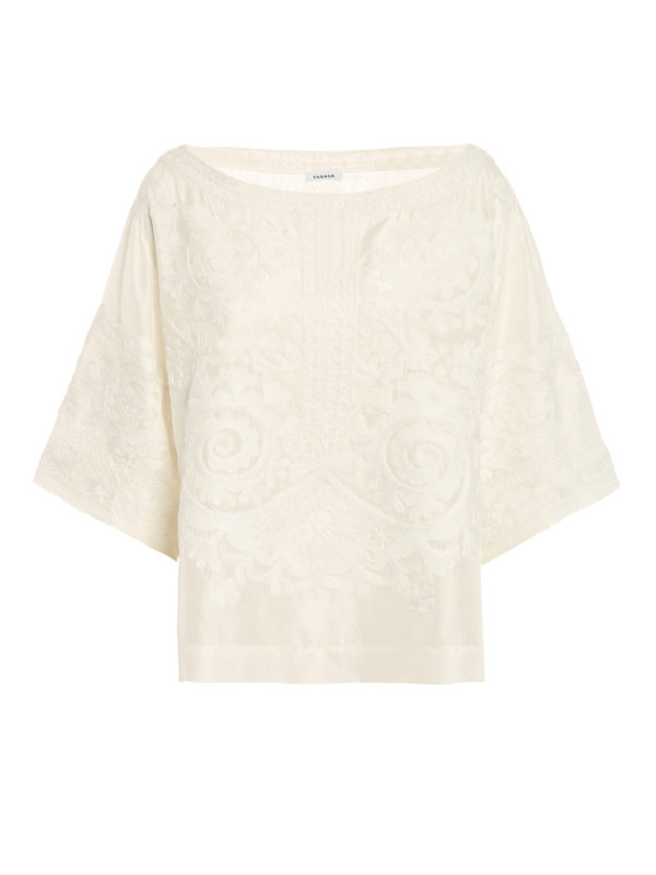 P.A.R.O.S.H.: Blusas - Blusa - Blanco