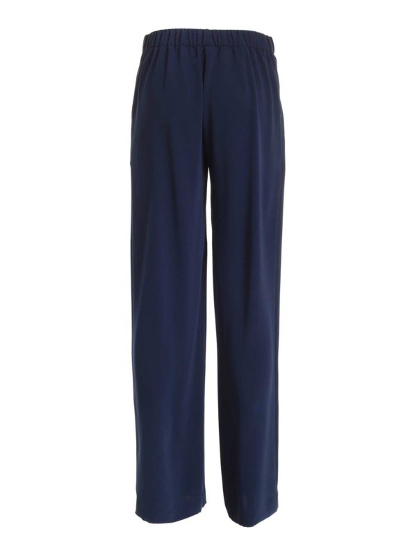 P.A.R.O.S.H.: casual trousers online - Cady loose fit pants in blue