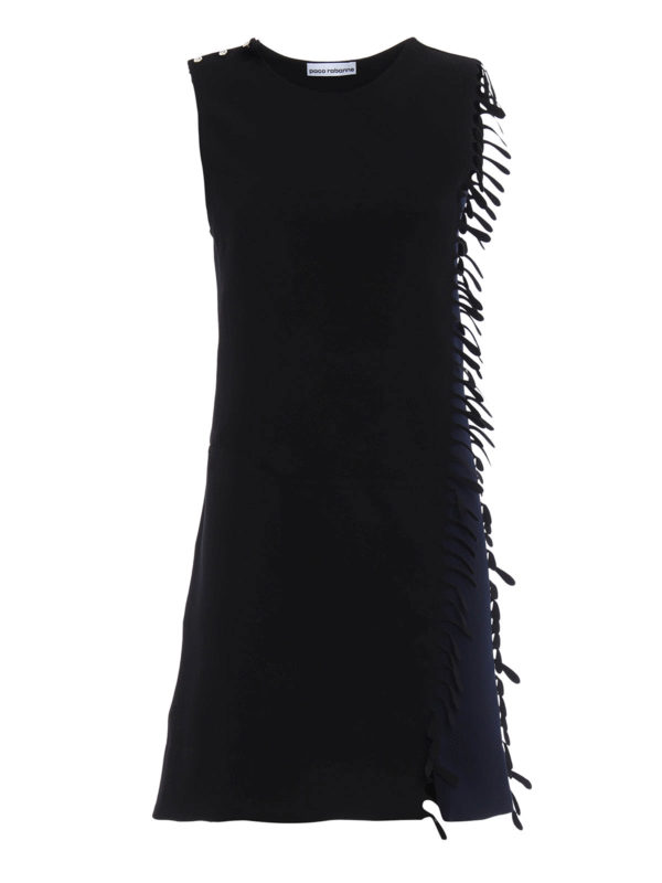 PACO RABANNE: short dresses - Fringed dress