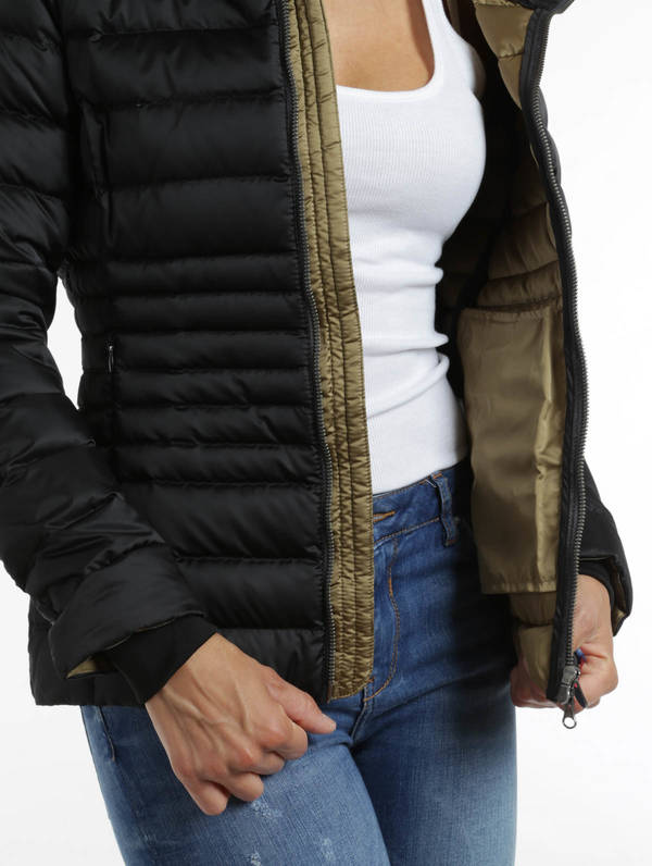 Padded down jacket