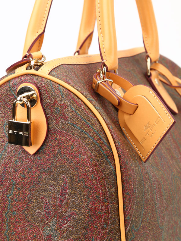 Paisley pattern bowling bag shop online: ETRO