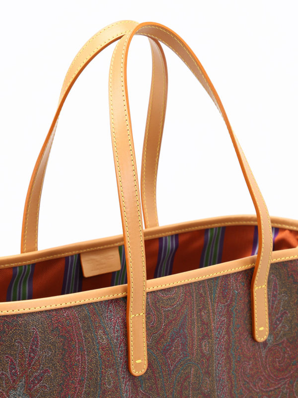Paisley print shopping bag shop online: ETRO