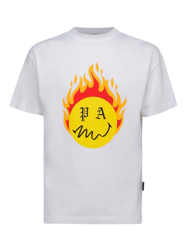 Tシャツ Palm Angels - Tシャツ - Burning Head - PMAA001R21JER0040118