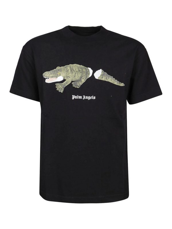Palm Angels: Tシャツ - Tシャツ - Croco