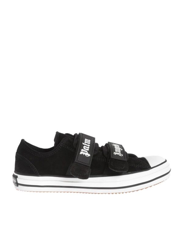Palm Angels: trainers - Velcro Vulcanized Sneakers in black