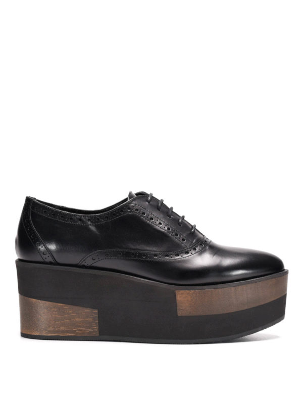 Paloma Barcelò: scarpe stringate - Stringate con zeppa Carolina