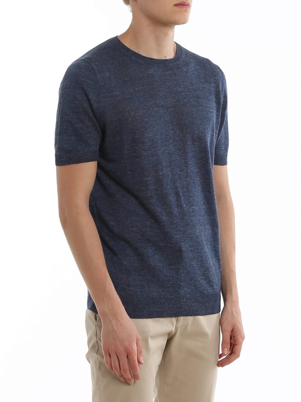 Paolo Fiorillo buy online Rundhalspullover - Blau