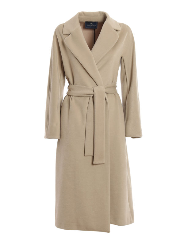Paolo Fiorillo: long coats - Soft cloth wrap coat