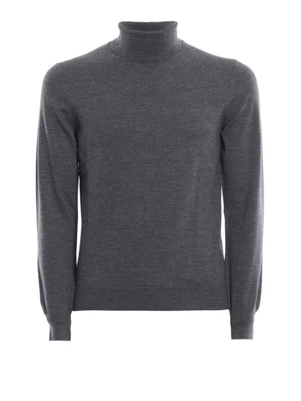 Paolo Fiorillo: maglia a collo alto e polo - Maglia a collo alto in lana