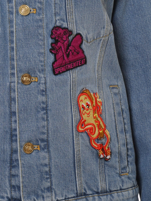 Veste En Jean Clair Délavé shop online: KENZO