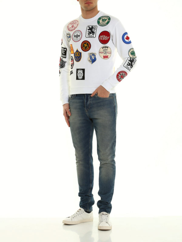 Sweatshirt Und Pullover - Weiß shop online: DSQUARED2