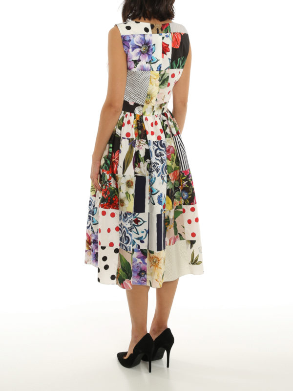 Abito con stampa Patchwork Replica 
online: DOLCE & GABBANA
