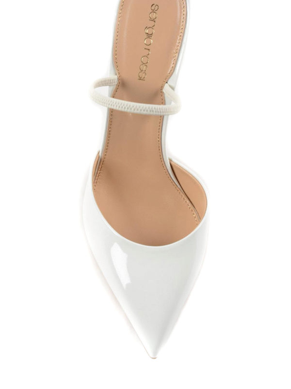 Patent leather slingback pumps shop online: SERGIO ROSSI