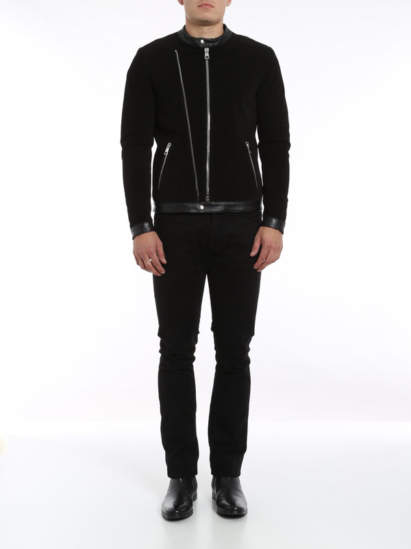 Patrice Tabon: leather jacket online - Michael jacket